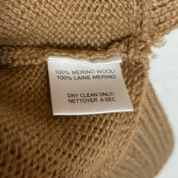 Trina Turk Hadlee Merino Wool Diamond Print Poncho Cape Sweater Size XS - Picture 6 of 6